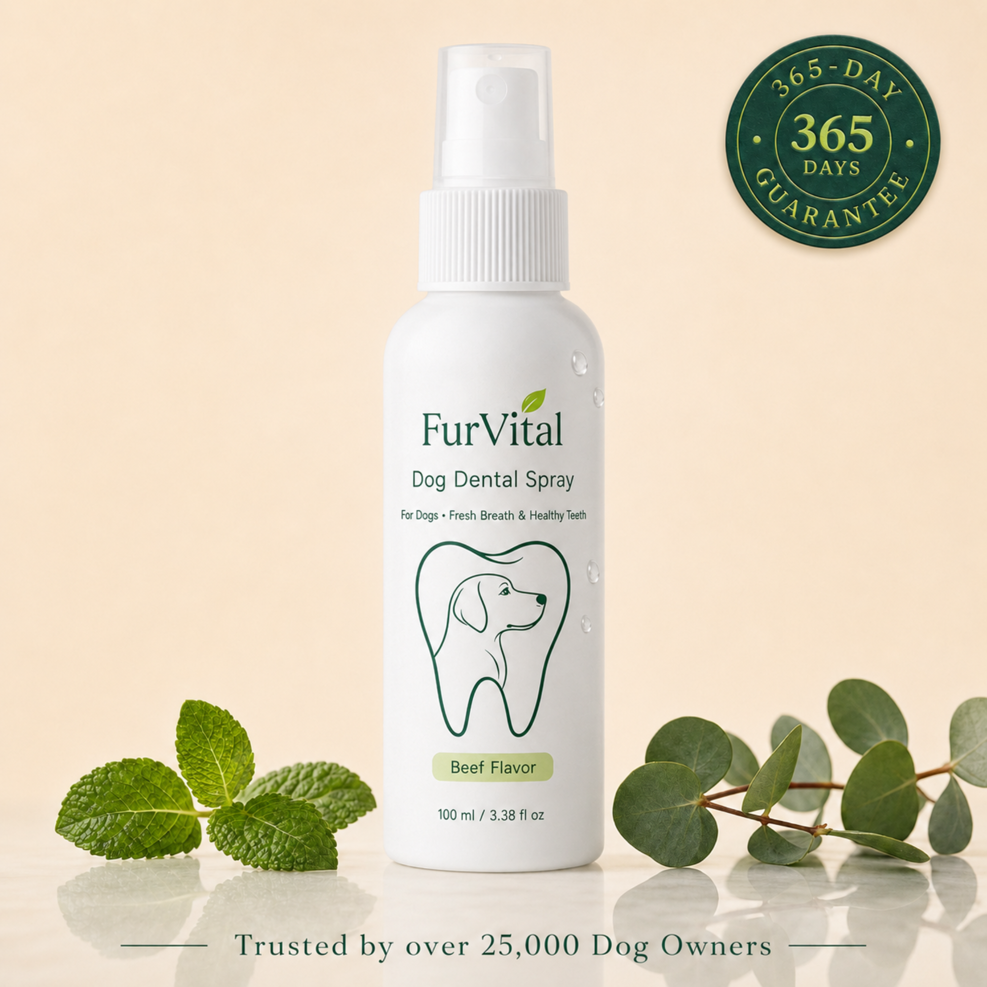 ProBiome™ – 5 Seconds/Day to Eliminate the Root Causes of Bacteria That Lead to Tartar and Bad Breath (Exclusive For Dogs)