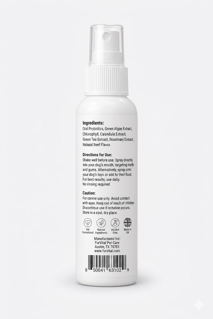 ProBiome™ – 5 Seconds/Day to Eliminate the Root Causes of Bacteria That Lead to Tartar and Bad Breath (Exclusive For Dogs)