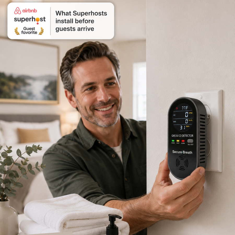 SecureBreath Melder mit Echtzeit-Display