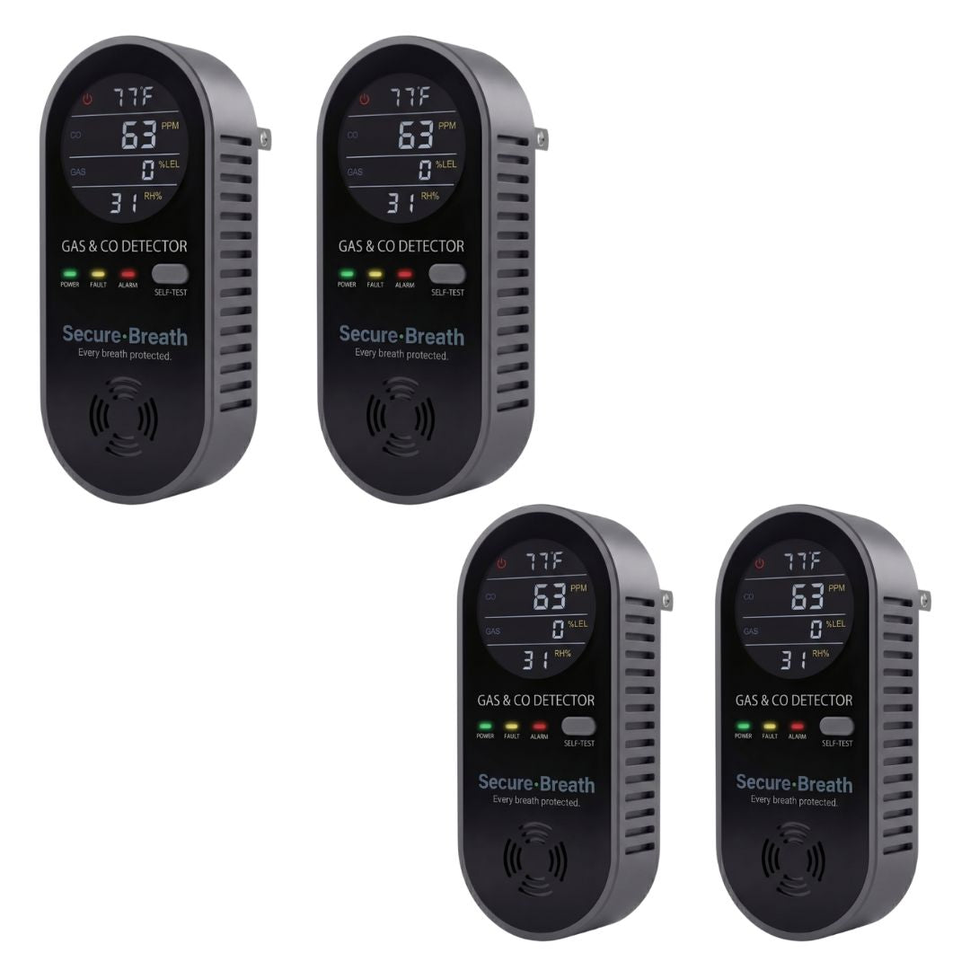 SecureBreath CO & Gas Detector (Bundles)