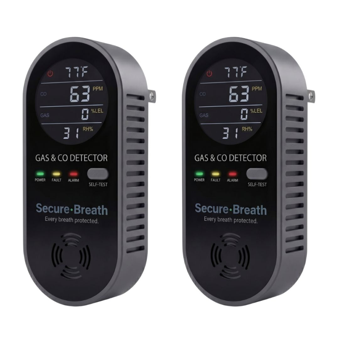 SecureBreath CO & Gas Detector (Bundles)